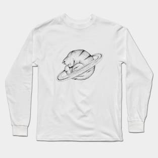 Cat Saturn (Caturn) Long Sleeve T-Shirt